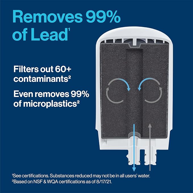 Brita Replacement Water Filter for Faucet Mount, Removes 99% of Lead, Sink - Image 4