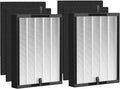 True HEPA 45i Replacement Filter, Compatible with Flex Bh400 and 45i air purifier, Compared # B4-Fresh/FL40-Silver-Carbon, 2 Pack HEPA Filter+4 Pre Filter