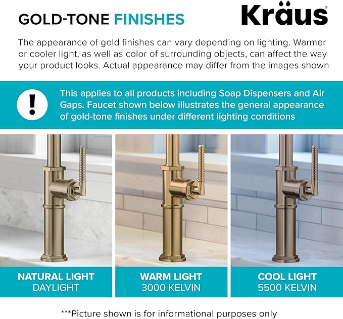 KRAUS Oletto Bridge Kitchen Faucet with Pull-Down Sprayhead in Spot-Free Antique Champagne Bronze, KPF-3122SFACB