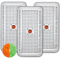 100 Gram 3 Pack Indicating Silica Gel Canister, Gun Safe Dehumidifier (Orange to Green), Reusable Desiccant Canister Dehumidifier