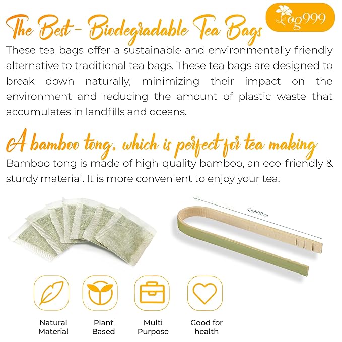120 Tea Bags - Anti-Inflammaheb Loose Leaf Tea, 100% Natural from Ginger, Turmeric, Peppermint, Black Pepper, Cinnamon. Made with Natural Material Tea Bags. No Sugar, No Caffeine, No Gluten, Vegan.-FlexoryFit
