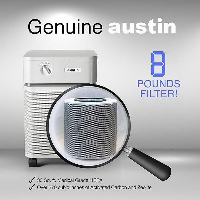 Austin Air Healthmate Junior Replacement Filter, White – Zeolite, Air Filters for Home, and Carbon Filter Replacement for Superior Air Quality, Model FR200