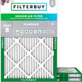 Filterbuy 16x21.5x1 Air Filter MERV 8 Essential Dust & Allergy Defense by Filterbuy