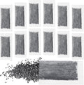 Lounsweer 12 Packs Replacement Activated Charcoal Distiller Filters Coconut by Lounsweer