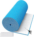 Air Vent Filters,20"x90"Cut to Fit Air Filter Material (80+Filters),MERV 8 Electrostatic Vent Filter for Home Floor Registers,RV,Ceiling,Grilles and Wall HVAC Furnace,With 48PCs Adhesive Hook Tape
