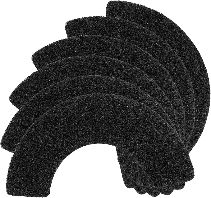 MEWTOGO 6 Pcs Carbon Filters for Cat Litter Box Robot 4 - Thickened and Durable Replacement Filters to Absorb Unpleasant Odors Control Damp from Pets and Keep Home Fresh