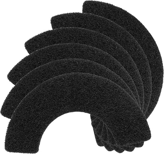 MEWTOGO 6 Pcs Carbon Filters for Cat Litter Box Robot 4 - Thickened and Durable Replacement Filters to Absorb Unpleasant Odors Control Damp from Pets and Keep Home Fresh