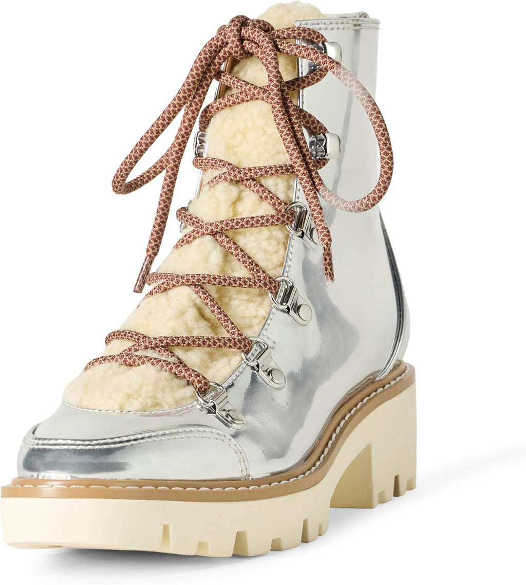 The Drop Women's Caleb Shearling Hiking Boot Hi-Top
