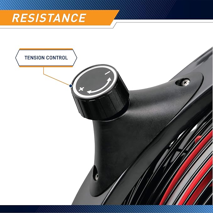Marcy Air-Resistance Exercise Fan Bike With Dual Acction Handlebars-FlexoryFit