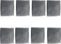Replacement Carbon Filters Compatible With GE Models: WB2X10700, WB02X1070, WB02X8253, WB02X8254, WB02X8406, WB13X5015,WB2X1070, WB2X8253, WB2X8254, WB2X8406-9 X 10-1/2 X 1/8 (8-Pack)