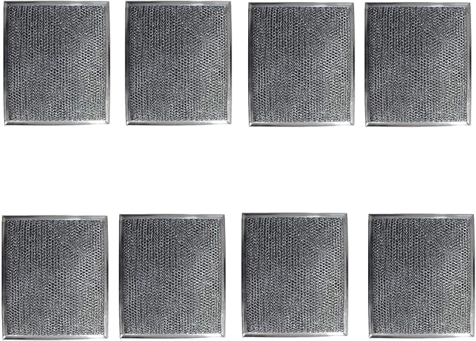 Replacement Carbon Filters Compatible With GE Models: WB2X10700, WB02X1070, WB02X8253, WB02X8254, WB02X8406, WB13X5015,WB2X1070, WB2X8253, WB2X8254, WB2X8406-9 X 10-1/2 X 1/8 (8-Pack)