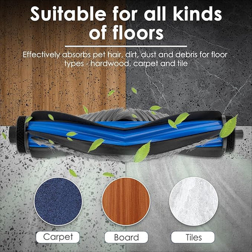 (13 Pack) X8 Pro Omni Replacement Parts Accessories Kit for ECOVACS DEEBOT X8 Pro Omni, X8 Omni Robot Vacuum, 1 Roller Brush, 2 Brush Rolleres, 4 Side Brushes, 3 Dust Bags, 3 HEPA Filters