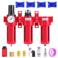 TAILONZ PNEUMATIC 0-150PSI 1/4 Inch NPT Aluminum Alloy Industrial Grade Three by TAILONZPNEUMATIC