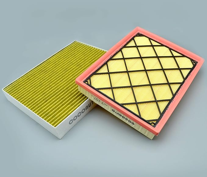 (Gas Only) COCOAUTO Cabin Engine Air Filter Kit for Ford Escape (2020-2022), Maverick (2022-2024), Bronco Sport (2021-2023), Not for Hybrid, JX6Z9601A, FP89, PA99541