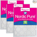 Nordic Pure 16x30x1 Tru Mini Pleat MERV 13 AC Furnace Air Filters – 2.5X More by NordicPure