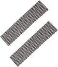 PATIKIL 8.5" x 2" x 0.2" Air Conditioner Foam Filter, 2 Pack Air Filtering Replacement Washable Reusable for Air Conditioning Purifiers, Black