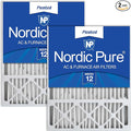 Nordic Pure 20x25x5 Lennox X6673_X6675 Replacement MERV 12 Air Filter 2 Pack by NordicPure