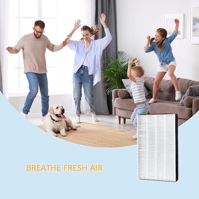 Nispira F2 A2 True HEPA Filter Replacement for Filtrete Room Air Purifier FAP-C02WA-G2, FAP-C03BA-G2, FAP-T03BA-G2, FAP-SCO2W, FAP-SC02N, 4 Packs