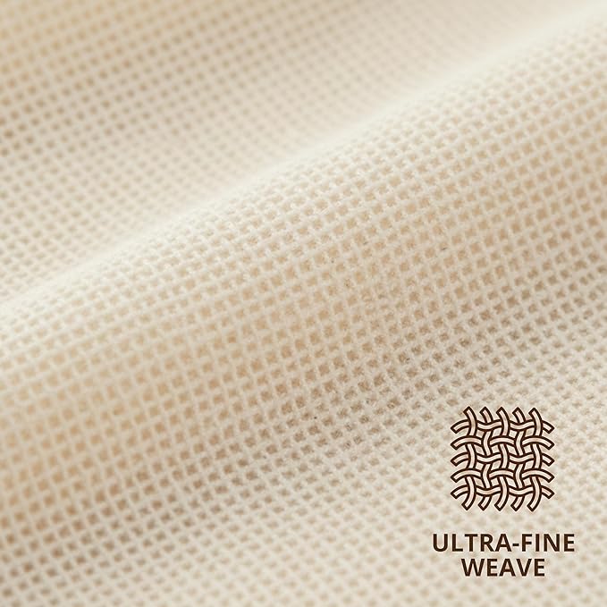 Cheesecloth | Nut Milk Bag, Fine Mesh Filter, Reusable Straining| Grade 90 (1 Sq yard) | Cotton Unbleached Butter Muslin cloth for Cooking, Yogurt, Juicing| Cheese Cloth for Crafts| 2 Pack (9 Sq Feet)