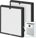 2 Packs HAP-603 Replacement Filter Compatible with ECOSELF HAP603 Air Cleaner Purifier, 3-in-1 HAP603 Replacement Filter, White
