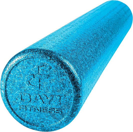 High-Density Round Foam Rollers - 4 Size and 8 Color Options - Massage Rollers for Stretching, Deep Tissue and Myofascial Release-FlexoryFit