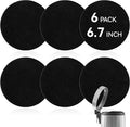 6 Pack Charcoal Filters for Compost Bucket, 6.7 Inch Compost Filters for by MOWPOG