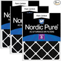 Nordic Pure 16x25x1 Pure Carbon Pleated Odor Reduction Furnace Air Filters 3 by NordicPure