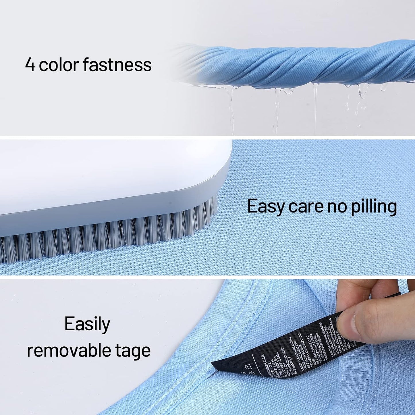 MIER Men's Quick Dry Workout Shirts Moisture Wicking Running Athletic Performance T-Shirts Recycled Polyester Top Tee