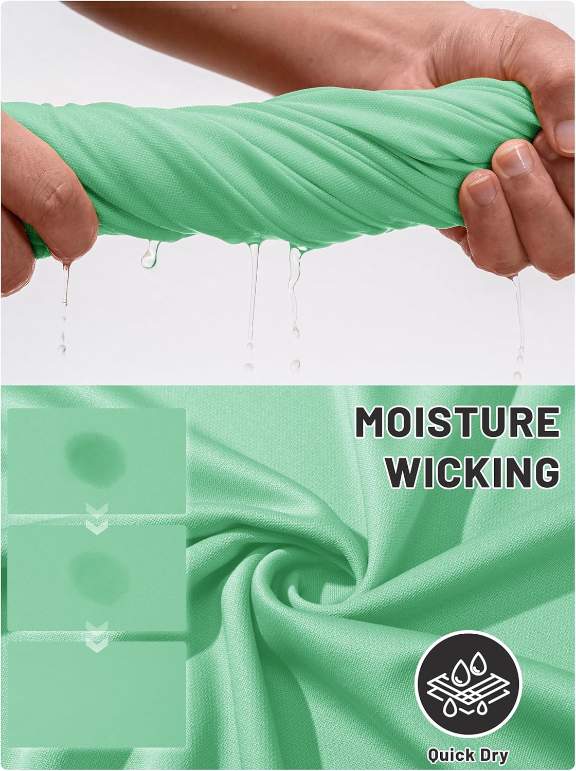 TACVASEN Mens Golf Shirt Dry Fit Mens Polo Shirts Short Sleeve Performance Golf Polos for Men with Collar Work Shirts