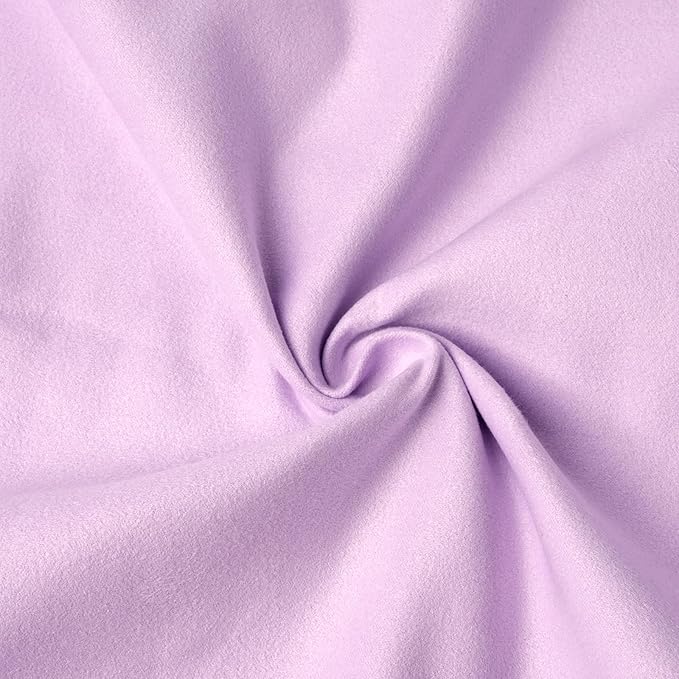 Eunzel Hot Yoga Towel Non Slip Yoga Mat Towel Non-Slip Sweat Absorbent Microfiber Towel for Hot Yoga, Pilates and Workout 72" x 26.5", Taro Purple-FlexoryFit