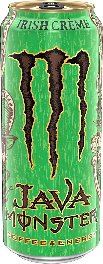 Java Monster Irish Creme, Coffee + Energy Drink, 15 Ounce (Pack of 12)-FlexoryFit