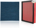 Cabin & Engine Air Filter Fit for Silverado & Sierra 1500/2500 HD/3500 HD, Suburban/Suburban 3500 HD, Tahoe, Yukon, Escalade Replacement CF11809 CA8755A Car Accessories