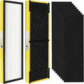 【Upgraded】 FLT4825 HEPA Filter B Pet Replacement Compatible with G-Guardian Air Purifier AC4825 AC4825E AC4300 AC4800 AC4900 AC4850,2 True H13 HEPA with Activated Carbon Filter+8 Pre-Filters,#FLT4825