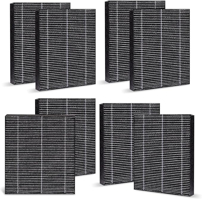 8-Pack 6000S Replacement Filter,Compatible with LEVOIT Superior 6000S Smart Evaporative Humidifier, for Large Particles and Minerals, Gray