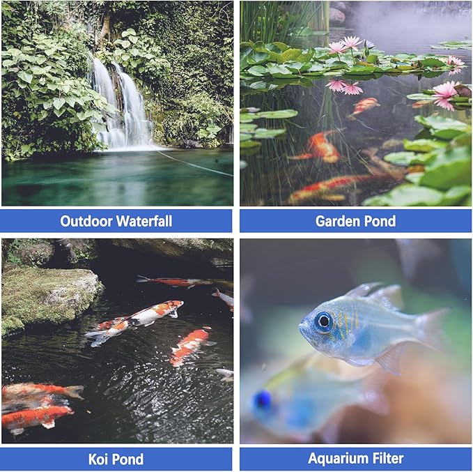 Classic Koi Pond Filter Pad, 12” x 72" Thick Aquarium Filter Floss Roll Reusable Cut to Fit Aquarium Media Pad for Outdoor Koi Ponds, Aquariums, Fish-Safe Polyester Material