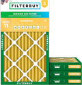 Filterbuy 14x24x2 Air Filter MERV 11 (MPR 1200) Allergen Defense Replacement (4-Pack), Electrostatic Pleated HVAC AC Furnace Filters, Made in USA (Actual Size: 13.50 x 23.50 x 1.75)