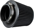 black 3" Universal Dry Air Filter Cone Dry Filter Replacement