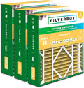 Filterbuy 21x21x5 Air Filter MERV 11 (MPR 1200) Allergen Defense Replacement (3-Pack), Pleated HVAC AC Furnace Filters for Rheem, Ruud, and Protech (Actual Size: 20.63 x 20.63 x 4.38)