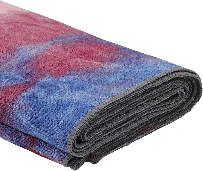 Yoga Towel, Non-Slip Hot Yoga Towel Anti-Slip Waffle Texture, 100% Absorbent Odorless Microfiber Yoga Blanket, Standard Size 72 x 24 x 0.2 inches Cushion Towel for Hot Yoga, Bikram, Pilates1-FlexoryFit