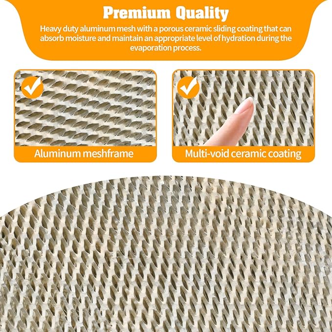 3Pack 35 Water Panel Humidifier Replacement Filter Made of Aluminum Mesh Compatible with AprilAire Whole-House Humidifier Models 300 350 360 560 560A 568 600 600A 600M 700 700A 700M 760 760A 768