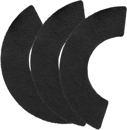 MEWTOGO 3 Pcs Carbon Filters for Cat Litter Box Robot 4 - Thickened and Durable Replacement Filters to Absorb Unpleasant Odors Control Damp from Pets and Keep Home Fresh