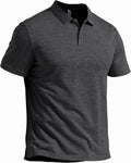 Pioneer Camp Men's Golf Shirt UPF 50+ Quick Dry Polo Shirts Short Sleeve Moisture Wicking Performance Tees Collar Work Shirts