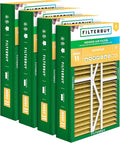 Filterbuy 17.5x27x5 Air Filter MERV 11 (MPR 1200) Allergen Defense Replacement (4-Pack), Pleated HVAC AC Furnace Filters for Trane Perfect Fit & American Standard (Actual Size: 17.13 x 26.13 x 4.97)