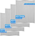 4 Pack-BPS1FA30 Range Hood Filter-11-3/4" x 14-1/4" x 3/8" -Aluminum Mesh Filter-Exact Fit Bro.an QS1 30" Nu.tone WS1 QS2 Range Hood Replaces 99010299 BPS2FA30 99010305 S99010305 AP3378953 by Keyteam
