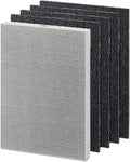 Nispira HEPA Filter and Activated Carbon Pre Filter Replacement Compatible with Fellowes HF-300 Air Purifier AeraMax 290/300 DX95 Fellowes 0, 1 Filter