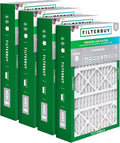 Filterbuy 17x26x4 Air Filter MERV 8 (MPR 700) Dust Defense Replacement (4-Pack), Pleated HVAC AC Furnace Filters for Lennox (Actual Size: 16.56 x 25.94 x 4.13)