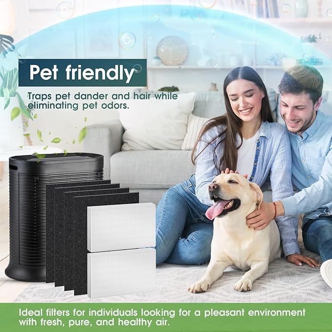 2 Pack HPA200 HEPA Filter Replacement Compatible with Honeywell Air Purifier HPA200 HPA201 HA202 HPA204 HPA250