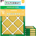 Filterbuy 28x30x1 Air Filter MERV 11 Superior Pet & Allergy Defense, by Filterbuy