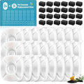 48 Pcs Cat Water Fountain Filters for Veken 95oz, 67oz, 135oz Dog & Cat Fountain, 24 Pack Replacement Filters & Pre-Filter Sponges for Automatic Pet Fountain, Keeps Water Fresh & Clean
