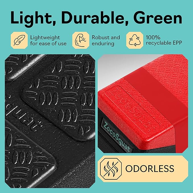 Squat Wedge - Squat Wedge Block 520 LBS Weight Capacity - Slant Board for Calf Stretching - Calf Stretcher Slant Board - yoga blocks-FlexoryFit